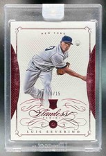 2016 Panini Flawless Luis Severino #92 Ruby Rookie Card 13/15 Yankees Sealed