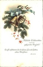 Kirchenglocke Churchbell Cloche Eglise Weihnachten Neujahr Litho
