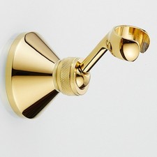 Antique Brass Shower Head Holder Adjustable Shower Bracket Wall Mount Bracket