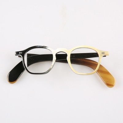 Men Eyewear Vintage Square Unqiue Handmade Horn Reading Glasses Eyeglass Frames