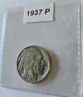 1937-P Buffalo Nickel (A007)- Full date fully shown