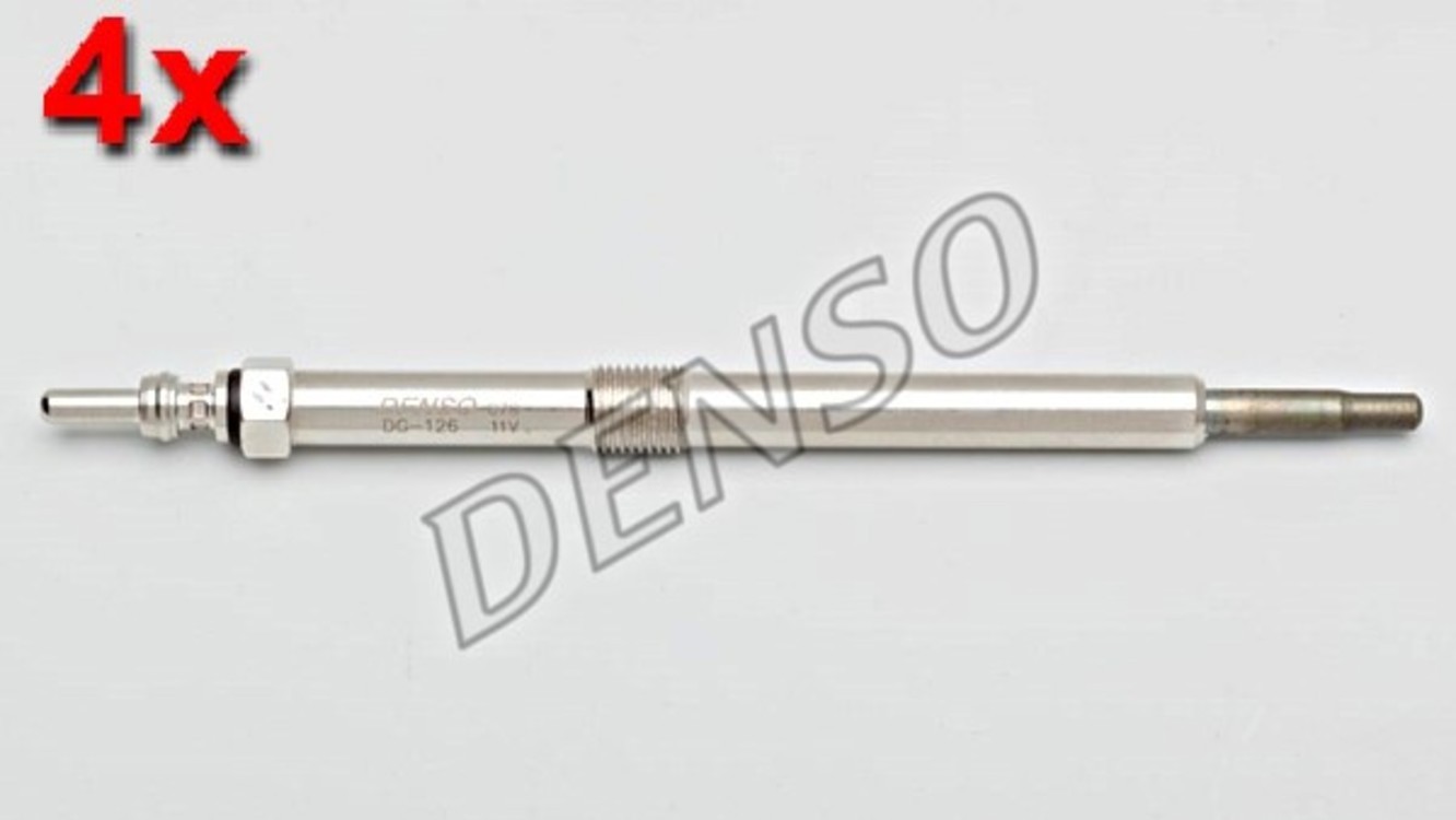 DENSO 4x Glow Plug For NISSAN Interstar OPEL RENAULT VAUXHALL 00-14 1214080