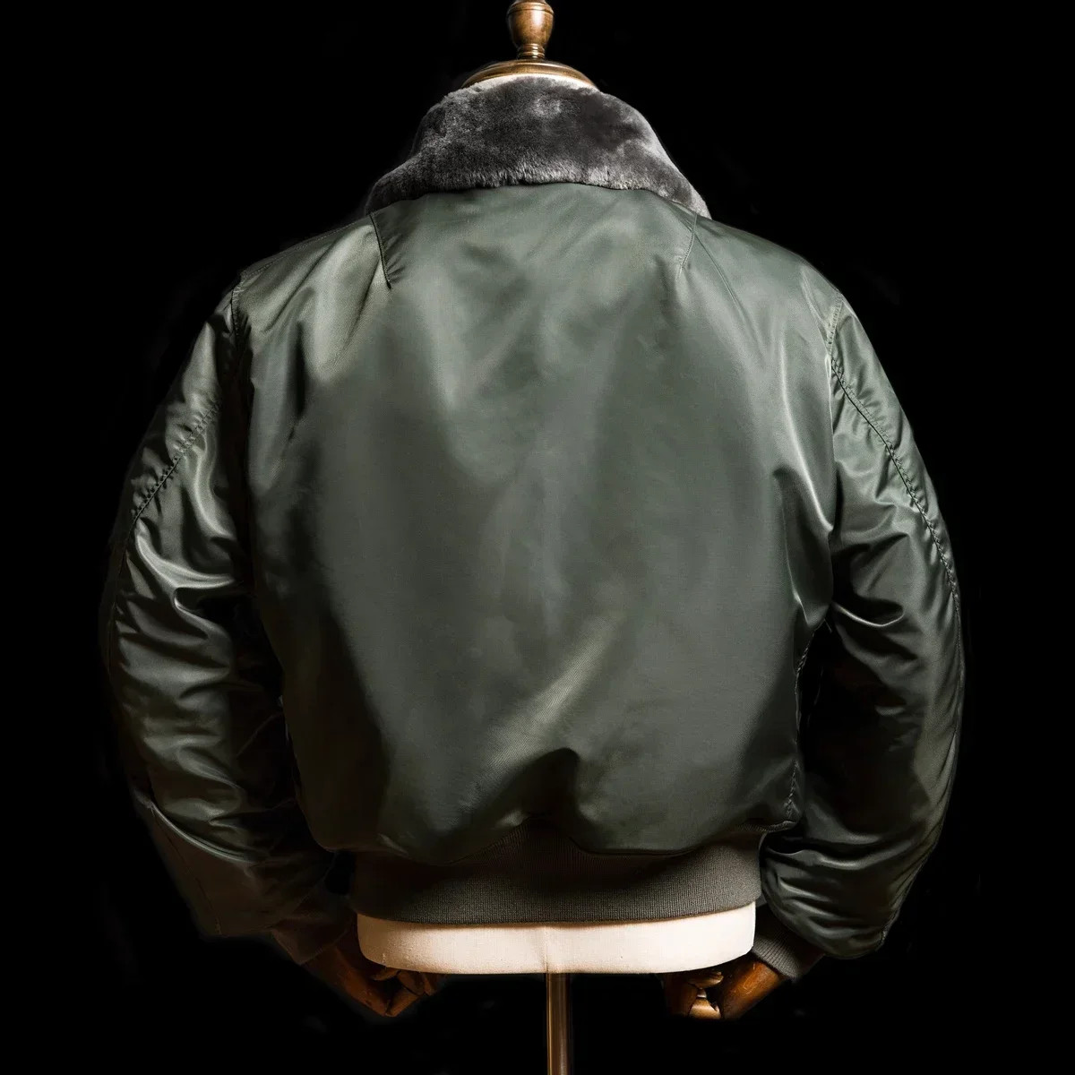 Red Tornado Type B-15D Bomber Jacket WWII Air Force Pilot Jacket Winter Men's In image 4