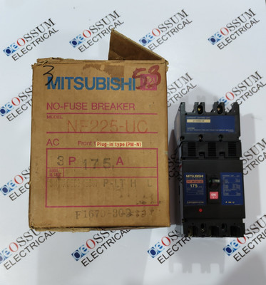 MITSUBISHI ELECTRIC NF225-UC SCHUTZSCHALTER 175A 440VAC 65KA SCHNELLER VERSAND