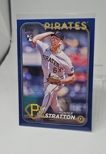2024 Topps Update Series - Hunter Stratton #US348 Royal Blue (RC)