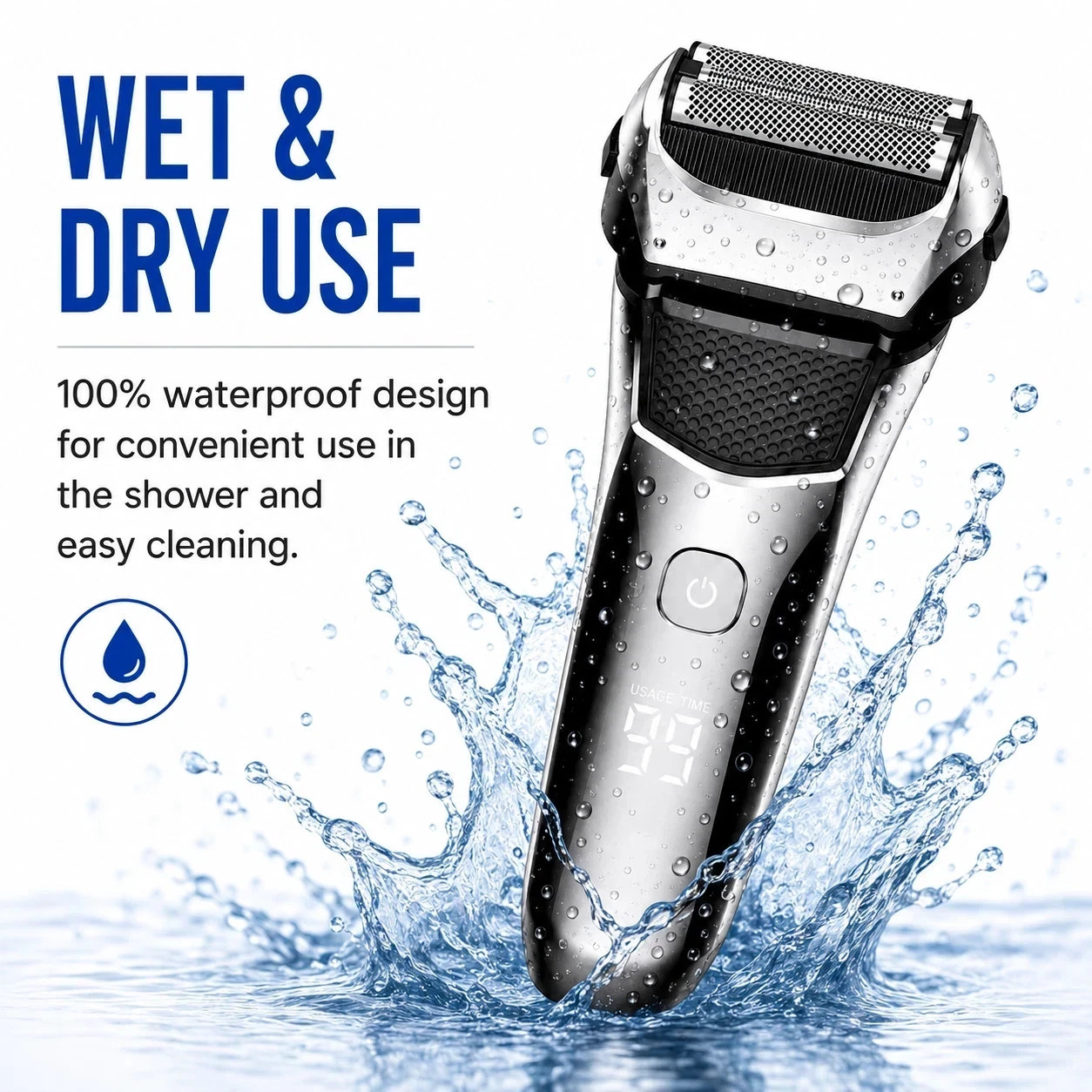 Electric Razor for Men,Shavers for Men Electric Razor Wet Dry