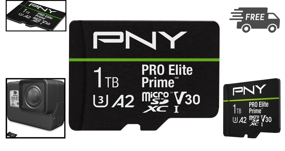 MicroSDXC Flash Memory Card 1TB Ultra-Fast Speed Class 10 U3 V30 A2 - Image 2 of 4