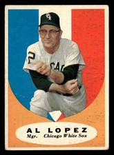 1961 Topps #132 - Al Lopez Mgr - Low Grade