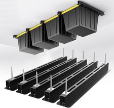 EVERHANGER Ceiling Storage Rack, Heavy Duty Overhead Garage Storage Rack, Adjust