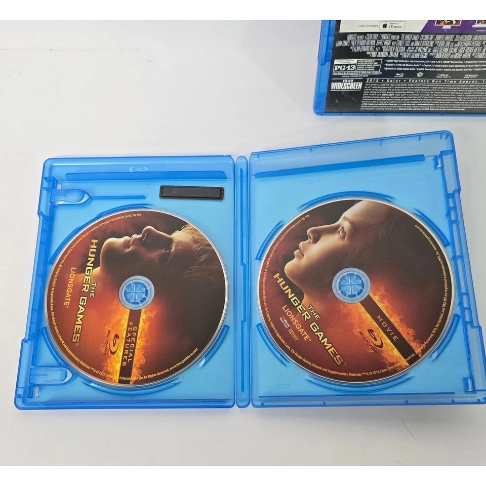 The Hunger Games Blu-ray DVD Digital Copy Trilogy Set Catching Fire Mockingjay - Image 3 of 4