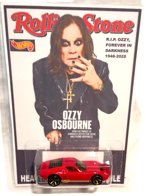 Ozzy Osbourne The Prince Of Darkness Custom Rock Hot Wheels Sports