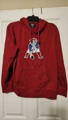 Red '47 Brand New England Patriots Retro Knockaround Hoodie Youth XL Extra Large