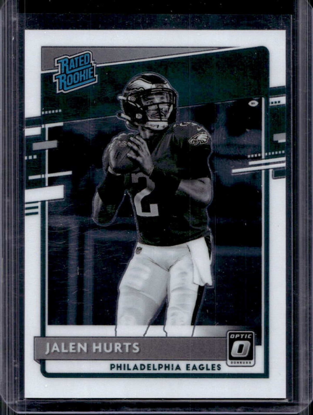 2020 Panini Donruss Optic Jalen Hurts Rated Rookie Variations RC #314 Eagles