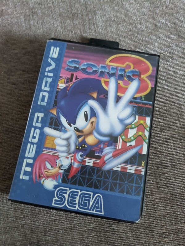 Sonic 3 Sega Mega Drive Game Boxed without Manual, Official UK PAL