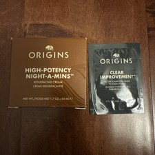 NEW Origins High Potency Night A Mins Resurfacing Night Cream,Free Charcoal Mask