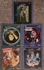 5 CED Selectavision Videodisc Music CEDs Go-Gos Paul McCartney Flashdance