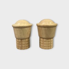 Melissa Doug Magnetic Wooden Ice Cream Cones Set of 2 Play Food AJ20139
