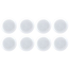 Pyle Home PDIC PRO Max Series 6.5'' Round Flush Mount Ceiling Speakers, 8 Pack
