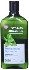 Shampoo, Strengthening Peppermint, 11 Oz