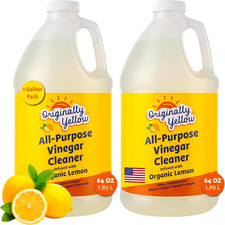 Lemon White Vinegar for Cleaning Purpose 1 Gallon | USA Made All Purpose Cleaner