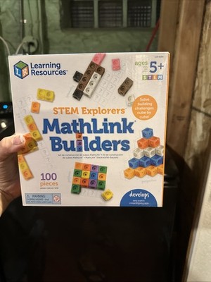 Learning Resources STEM Explorers MathLink Builders , 100 Pieces