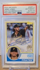 2024 Topps Archives - 1983 Fan Favorite Autographs Jared Jones #83FF-JJ RC