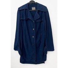 Monrow Women's Soft Stretch Denim Cotton Jacket Front Pockets Button Up Front