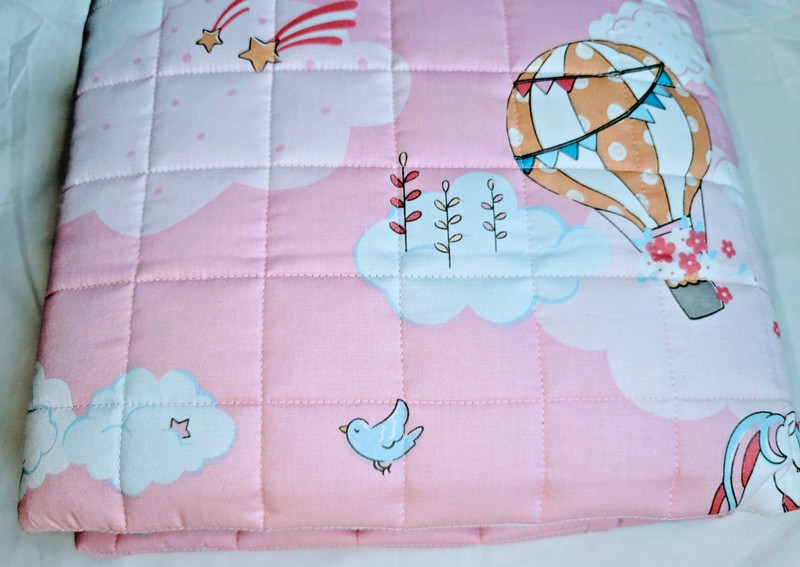 Kids Weighted Blanket Twin 7lbs 41 x 60 inches Bed or Lap Blanket Calming