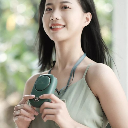 USB Portable Hanging Neck Leafless Fan Neckband Lazy Waist Clip on Cooling Fan* - Picture 9 of 22