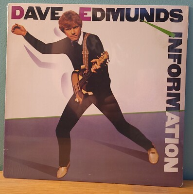 Dave Edmunds Information 1983 Columbia Sealed Records Gold Stamp Promo LP