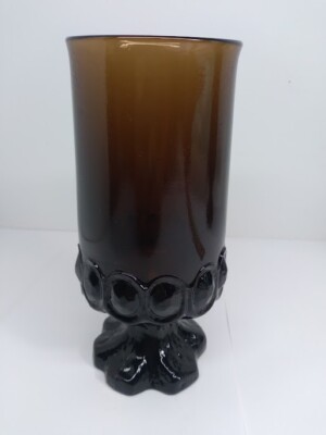Vintage Franciscan Glass Madeira Smoke Color Ice Tea Glass 6 1/2'' MINT