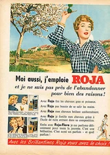 ADVERTISEMENT ADVERTISING 114 1955 RED GLITTER 2