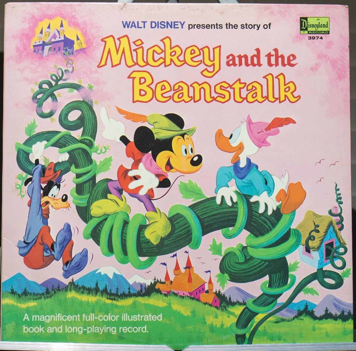 Walt Disney Presents The Story of Mickey and the Beanstalk LP 3974