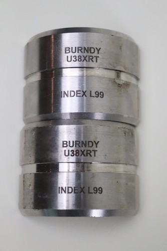Crimpado Burndy U38XRT 500 535 Flex CU índice L99 crimpado U troquel hidráulico 12 toneladas - Imagen 2 de 3