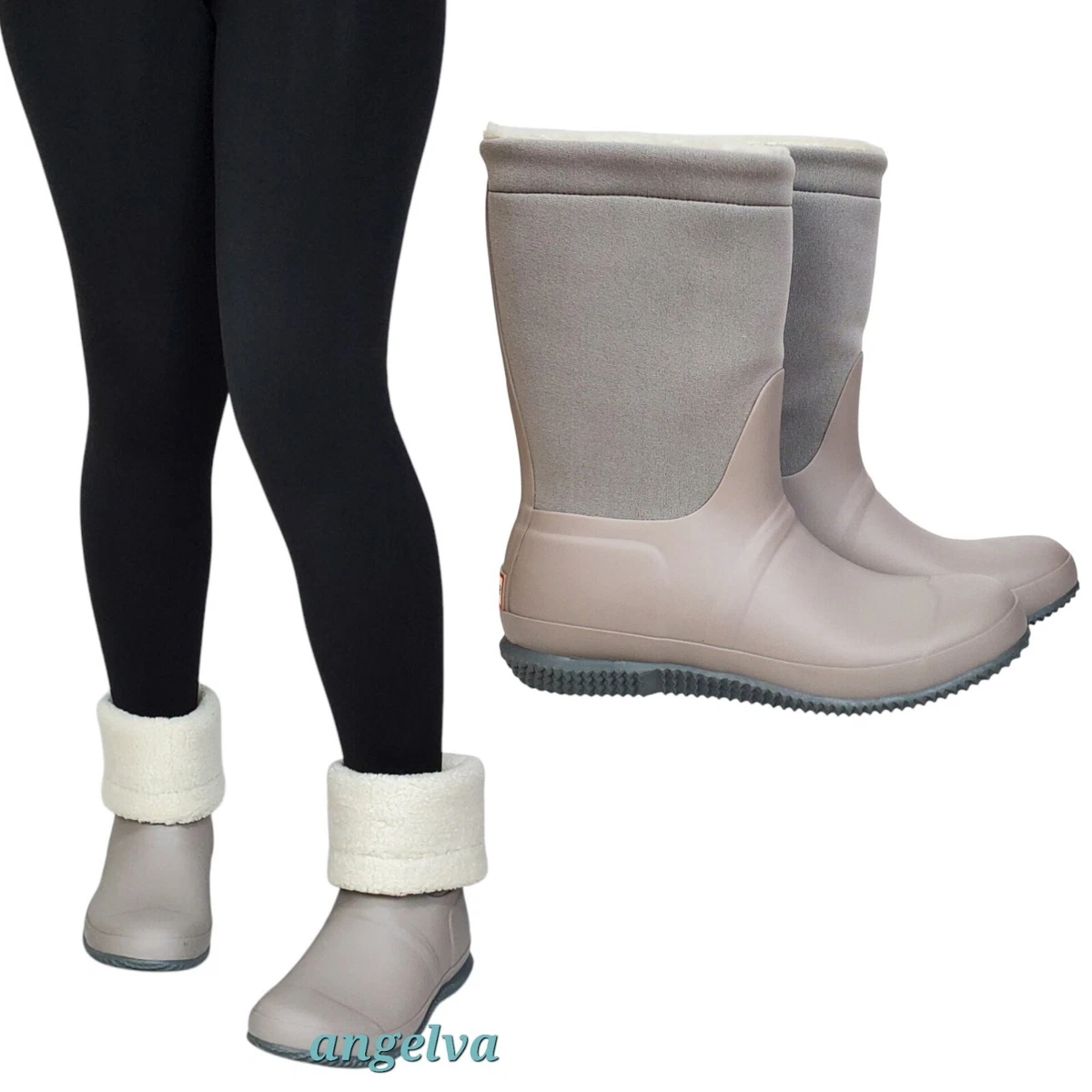 Hunter Gray Women's Rain Boot for sale | eBay
