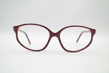 Vintage Nigura 621 Burgundy Oval Glasses Frame Eyeglasses NOS