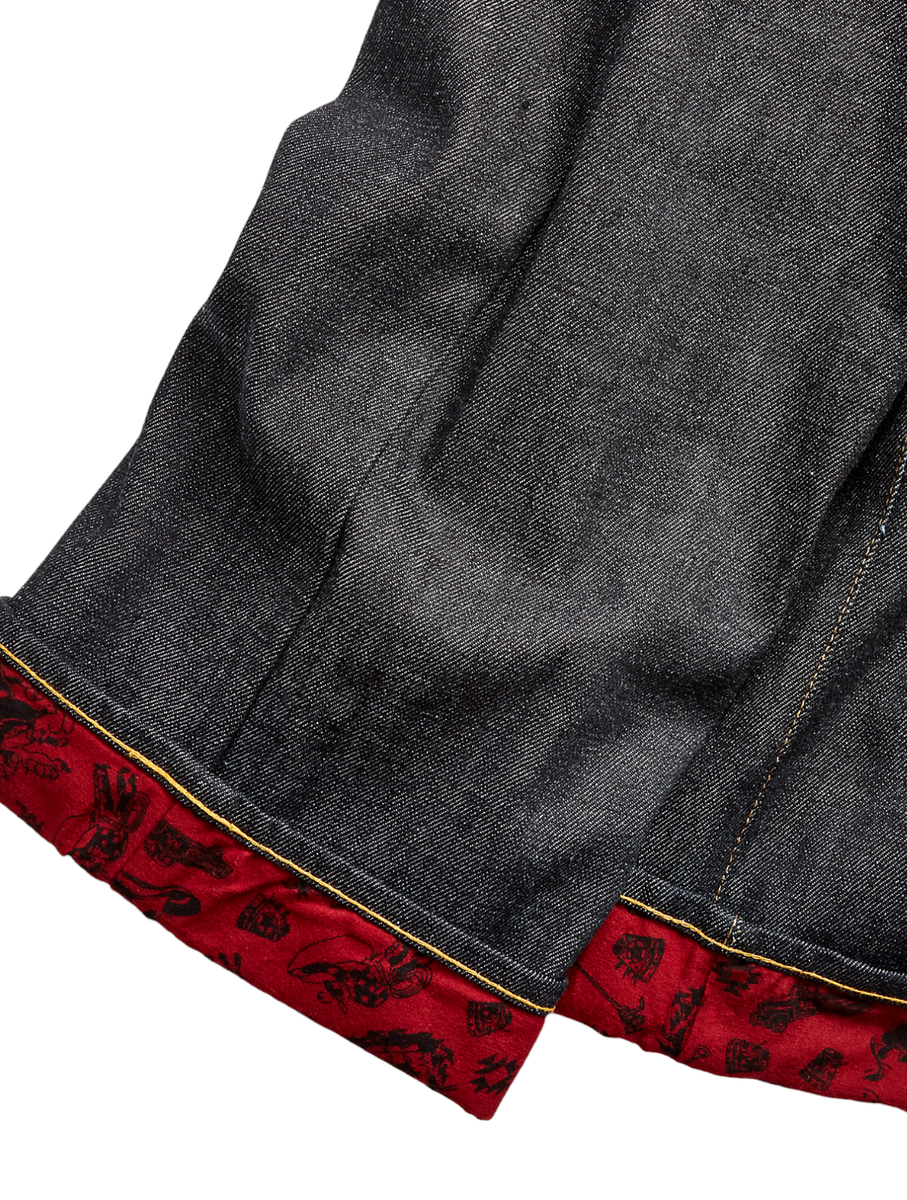 Ralph Lauren RRL Vintage 5 Pocket Blanket Lined Rigid 13.5 oz