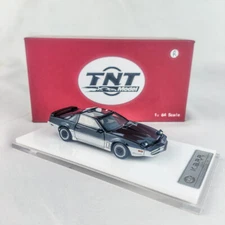 TNT 1/64 High Quality Resin Knight Rider Pontiac KARR Model Car Black Silver
