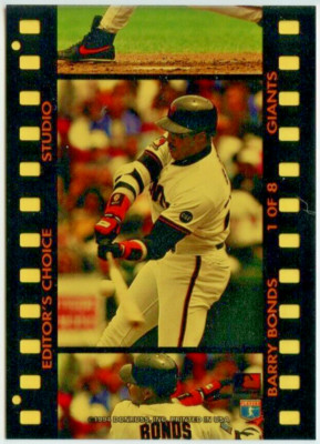 1994 Donruss Studio Editor's Choice Barry Bonds *S.F. GIANTS*