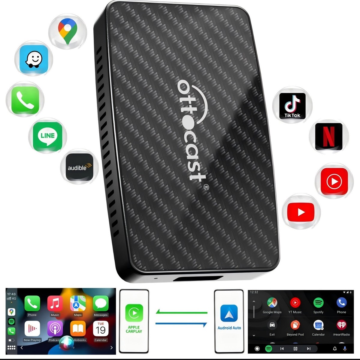【Nerrcilo】 Play2Video Pro CarPlay AI BOX Amazon.co.jp: Nerrcilo【新型3IN1・技適取得済】Play2Video Pro