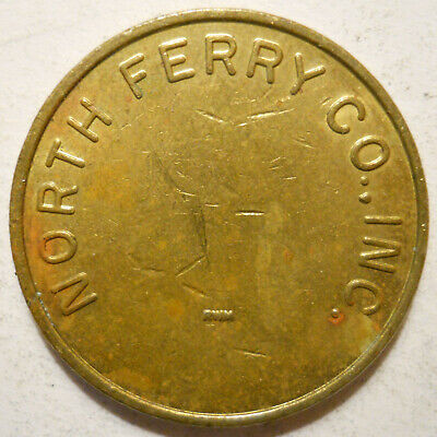 North Ferry Company Shelter Island Heights, New York transit token NY850A