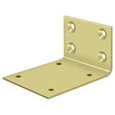 JB-DASH95U3 Jamb Bracket for Double Acting Floor Hinge - Polished Brass
