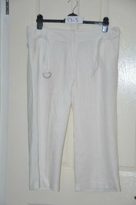 white linen trousers size 22