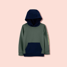 Carter's Kid Boys Pullover Hoodie Size 5 NWT Green Long Sleeve
