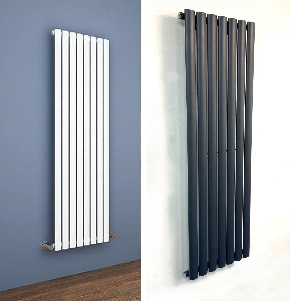 Central Heating System Radiator Cool At Bottom Single Oval Tube