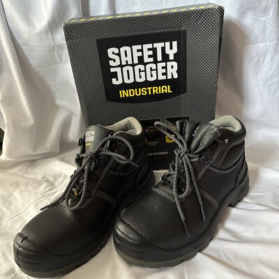 Safety Jogger Industrial Stahlkappe Arbeit Sicherheitsstiefel schwarz Gr. 5 einmal getragen