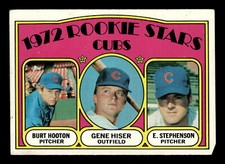 1972 Rookie Stars Burt Hooton Hiser Stephenson 1972 Topps #61 Ex