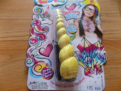 バランス One Love Unicorn Headband Head Band Costume Accessory Metallic