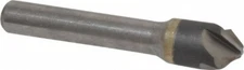 Hertel 1/2" Head Diam, 3/8" Shank, 4 Flute 90� Solid Carbide Countersink 2-1/...