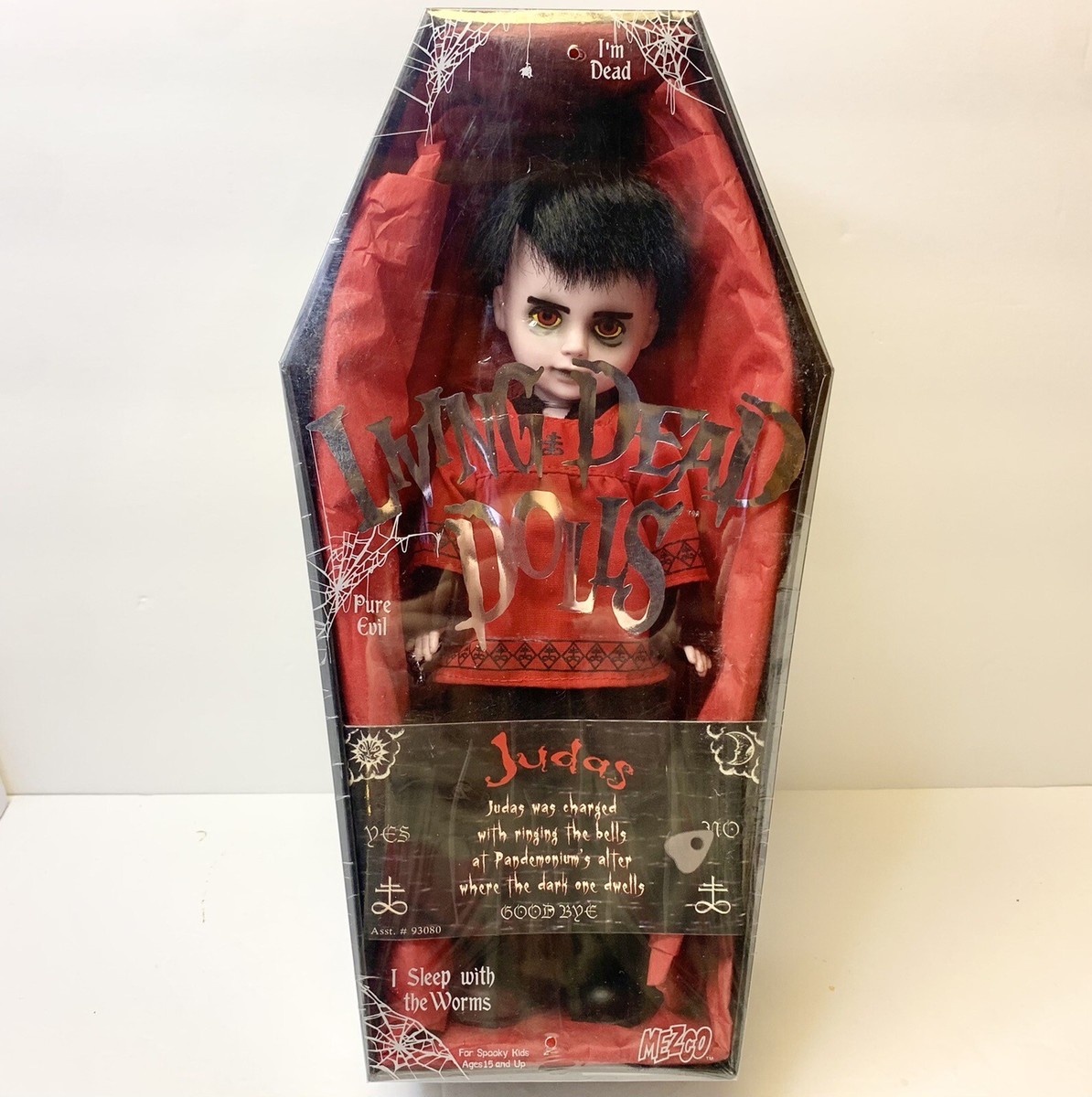 リビングデッドドール Judas Living Dead Dolls JUDAS - Mezco J1 2005 - Horror Red Evil